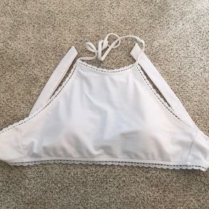 Pacsun white halter bathing suit